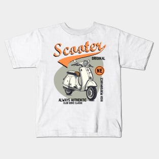 Vintage Scooter Kids T-Shirt